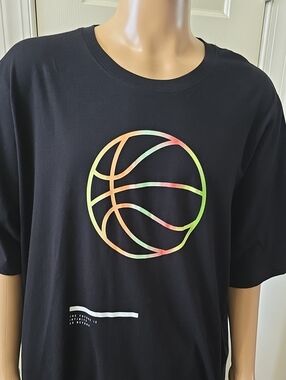 XERSION BRAND MEN'S BIG AND TALL BLACK ATHLETIC BASKETBALL TEE-SHIRT SIZE 3XLT
